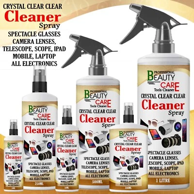 BEAUTY CARE CLEANER Neu Optische BRILLE LINSENSPRAYREINIGER Spektakelkamera Teleskop Optisches iPad ✔