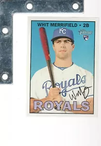2016 Topps Heritage #683 White Merrifield HI#! NM+! Confezione FRESCA! RC Rookie ROYALS - Foto 1 di 2