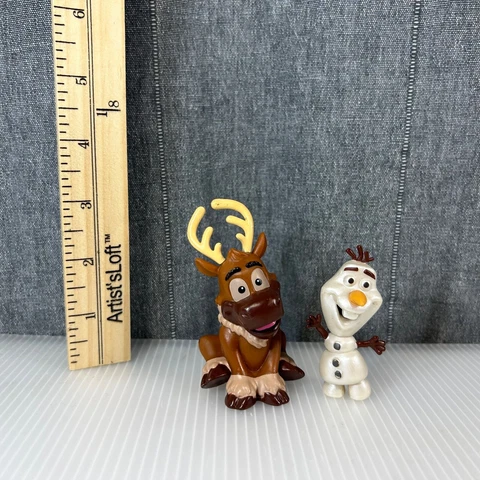 Disney Little Kingdom Frozen Olaf And Sven Plastic Figure Cake Topper Hasbro Cover