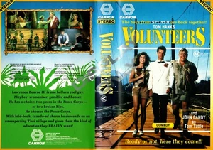 VOLUNTEERS - Hanks & Candy - Time Coded - VHS -PAL - As new -Critic Review tape - Bild 1 von 3