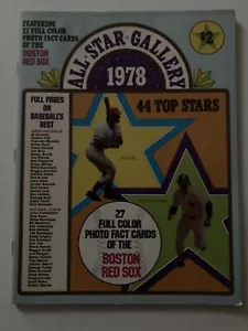 Sports Magazine 1978 All Star Gallery With Boston Red Sox Mt Card Set Williams - Picture 1 of 12