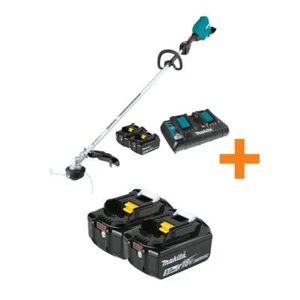 Makita String Trimmer Kit 18V x2 (36V) LXT Brushless w/ (4) Batteries + Charger - Picture 1 of 9