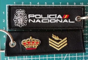 Llavero bordado GRADO OFICIAL POLICÍA NACIONAL DE ESPAÑA - Imagen 1 de 1