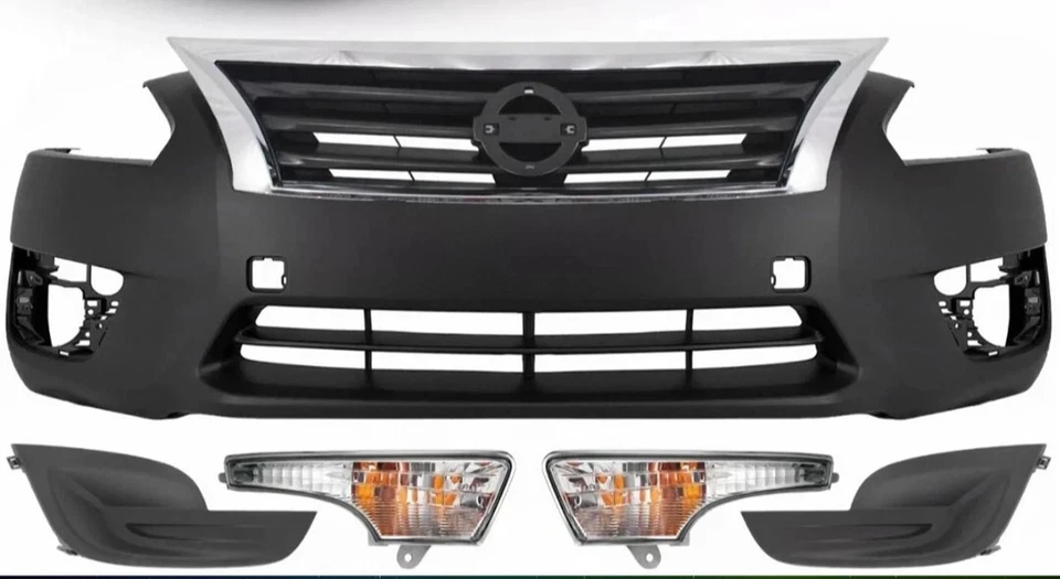 Conjunto de cubierta de parachoques delantero fascia y rejilla para Nissan Altima 2013-2015 Foto 1 de 4