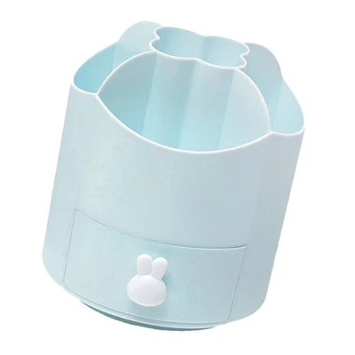Blue Pen Holder Organizer For Students Desktop Office Cute Senior Sense Of Large - Image 1 of 4