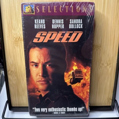 Speed VHS 1996 Sealed Watermark Keanu Reeves, Sandra Bullock & Dennis Hopper - Image 1 of 4