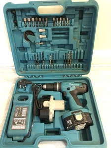 Makita 8391D Cordless 18V Combi Hammer Drill + 2 Batteries, Case & Accessories - Picture 1 of 10