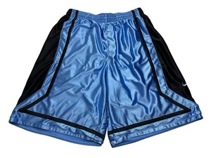 Pantalones Cortos de Baloncesto Nike Shimmer De Colección 10" Talla Grande Carolina Azul Negro Y2K - Imagen 1 de 9