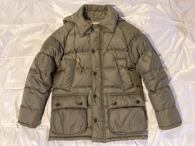 Barbour Down Jacket BEDALE SL Olive Green  size 32 Men's Used Authentic  Nylon - Image 1 of 4