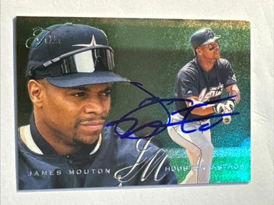 JAMES MOUTON 1995 Fleer Flair #362 Autographed SIGNED Card HOUSTON ASTROS - Image 1 of 2