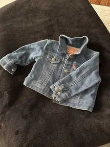 Levi Strauss Denim Jacket Infant Size 0-6 Months - Excellent Condition - Picture 1 of 4