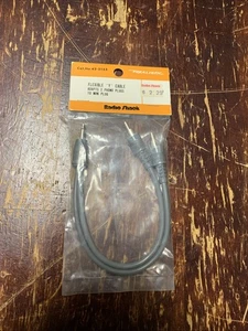 Radio Shack flexibles "Y" Kabel passt 2 Phono Stecker auf Mini Stecker Vintage Neu - Bild 1 von 6