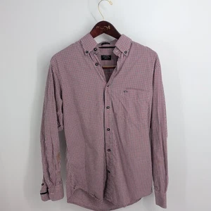Paul & Shark Gingham Check Long Sleeve Button-Down Shirt Multicolor Size 40 - Picture 1 of 7