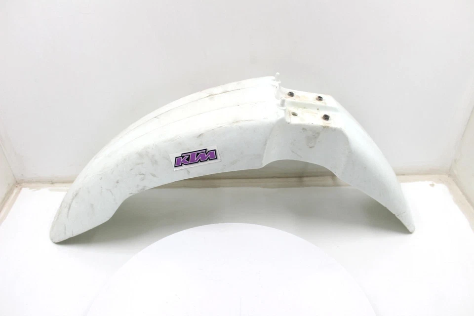 KTM OEM PLASTIC WHITE FRONT WHEEL FENDER COWL FAIRING 50208410000 - Image 1 of 4