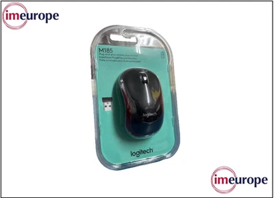 Logitech M185 Wireless Optical Compact Mouse Model 910-002237 PC/Laptop/Mac NEW - Image 1 of 4