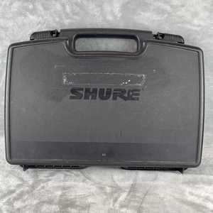 Shure Microphone Hard Carrying Case ONLY Black Foam Insert Storage Travel Mic - Picture 1 of 6