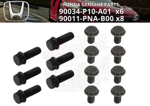 HONDA Genuine ACURA CIVIC K20 K24 K-SERIES Flywheel & Pressure Plate Bolt SET - Picture 1 of 7