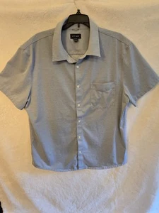 Kit + Ace Para Hombres Camisa de Vestir Azul Claro Talla XL Manga Corta Abotonada Informal Top - Imagen 1 de 8