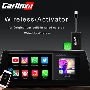 Carlinkit Smart Wired to Wireless Original Link for CarPlay Activator USB Dongle - Photo 1 sur 12