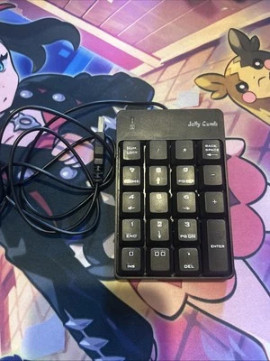 Jelly Comb SK-051 Black USB Wired Portable Slim Mini 10-Key Numerical Keypad  - Image 1 of 2
