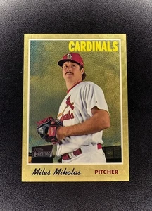 2019 Heritage Miles Mikolas Superfractor 1/1 Cardinals #TCH-435 - Picture 1 of 2