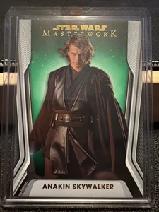 2021 Star Wars Masterwork Green Parallel Card 6 Anakin Skywalker 95/99 - RARE! - Picture 1 of 2
