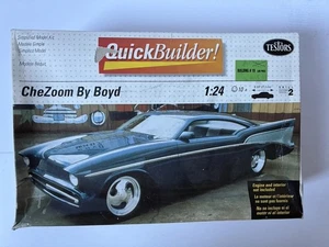Vintage Testors Quickbuilder CheZoom von Boyd Maßstab 1:24 Bausatz neu ungebaut - Bild 1 von 7