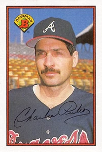 Charlie Puleo 1989 Bowman 263  Atlanta Braves  Baseball Card - Picture 1 of 2