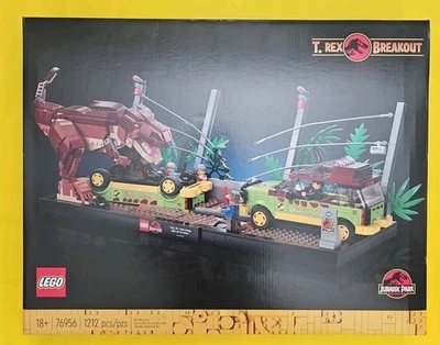 SHIPS FAST! LEGO Jurassic World: T. rex Breakout 76956 (READ DESCRIPTION) - Image 1 of 4