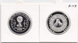 Penning Word cup Football Brasil silver 0,333  7,30 gr - Iran (b117) - Bild 1 von 1