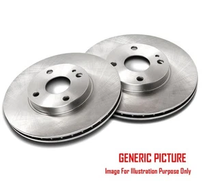 2 x NEW REAR AXLE BRAKE DISCS SET BRAKING DISCS PAIR OE QUALITY BOSCH 0986479218 - Picture 1 of 5