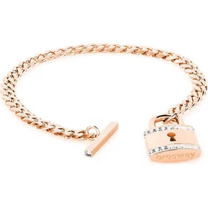 Bracciale Donna BROSWAY PRIVATE BPV13 Acciaio Inossidabile Lucchetto Rosè - Foto 1 di 1
