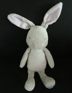 *. DOUDOU PELUCHE KLORANE LAPIN ROSE GRIS VENTRE ROSE PALE ETOILES TRES BON ETAT - Foto 1 di 5