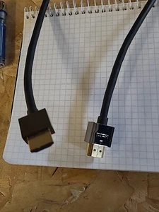 Cable HDMI Alta Velocidad Hdmi con Ethernet. Cable Flexible Negro Usado - Imagen 1 de 7