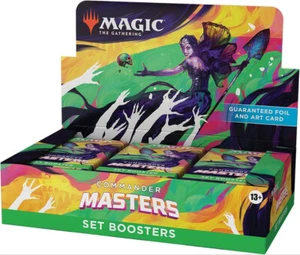 MTG CMM Commander Masters Set Booster Box - Nuevo Sellado 24 Paquetes (360 Cartas) / Caja - Imagen 1 de 8