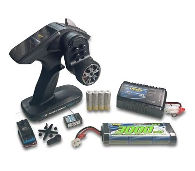 Carson RC Fernsteuerung Reflex Wheel PRO 3 Elektro Set 2.4Ghz + CS6 Servo Nr 500 - Bild 1 von 3