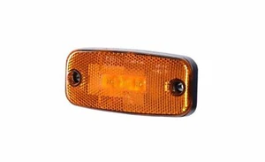 LED Positionsleuchte / Reflektor 10-30V Orange - Bild 1 von 2