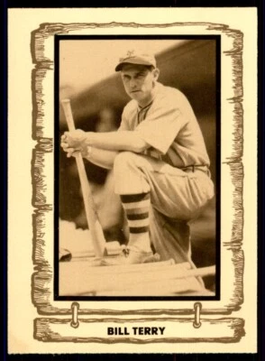 1980 CRAMER BASEBALL LEGENDS SERIES 1 #9 BILL TERRY NEW YORK GIANTS - Image 1 of 2