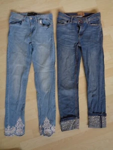 Konvolut 2 Jeans für Jugendliche, Gr. 36 Bundweite 70 ca.  cm, Janina, Kapalua - Bild 1 von 3