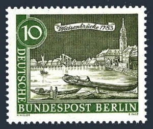 Germany-Berlin 9N197 block/4, MNH. Michel 219. Berlin, Spree, Waisenbrucke, 1962 - Picture 1 of 1
