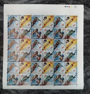 India 2008 Beijing Olympics Boxing Archery China shooting se-tenant sport Sheet - Picture 1 of 3