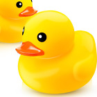 Jenaai 2 Pcs 13 Inch Giant Duck Jumbo Rubber Ducky Big Rubber Ducky Bath Toy ...