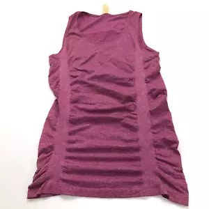 Calia By Carrie Underwood Medium Red Tank Top Women's Sleeveless Ruched - Picture 1 of 6