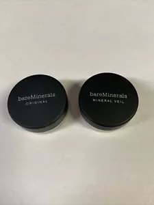 BareMinerals Original Foundation Medium Hellbraun + Mineral Schleier Pulver 9g (0,3oz Neu ohne Etikett - Bild 1 von 3