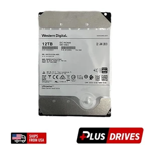 12TB SAS HUH721212AL4201 WD 3.5in Server Hard Drive 7.2K RPM 12Gbps 256MB - Picture 1 of 7