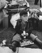 Japanese Boy Reading Pep Comic Book Classic 8 by 10 Reprint Photograph