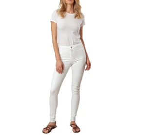 Cenia Convi Skinny Jeans-Size 14-White-Zippered Gusset-Body Shaping-Coastal - Picture 1 of 13