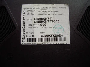 500x LM2903YPT ST doppio comparatore TSSOP8 senza piombo - Foto 1 di 1