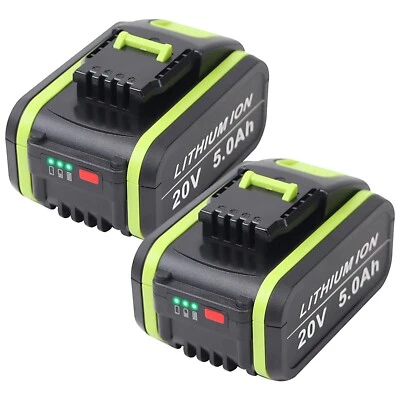 3,0Ah 5,0Ah Lithium-Ionen Akku für Worx 20V MAX WA3551.1, WA3572, WA3553, WX390 - Bild 1 von 4