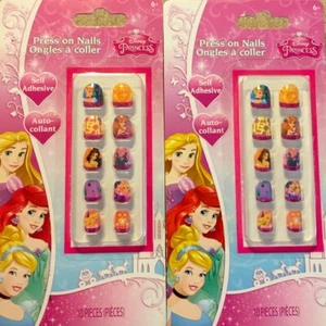 Disney Princess Press-on Nails Set of 2 6yrs+ - Picture 1 of 3